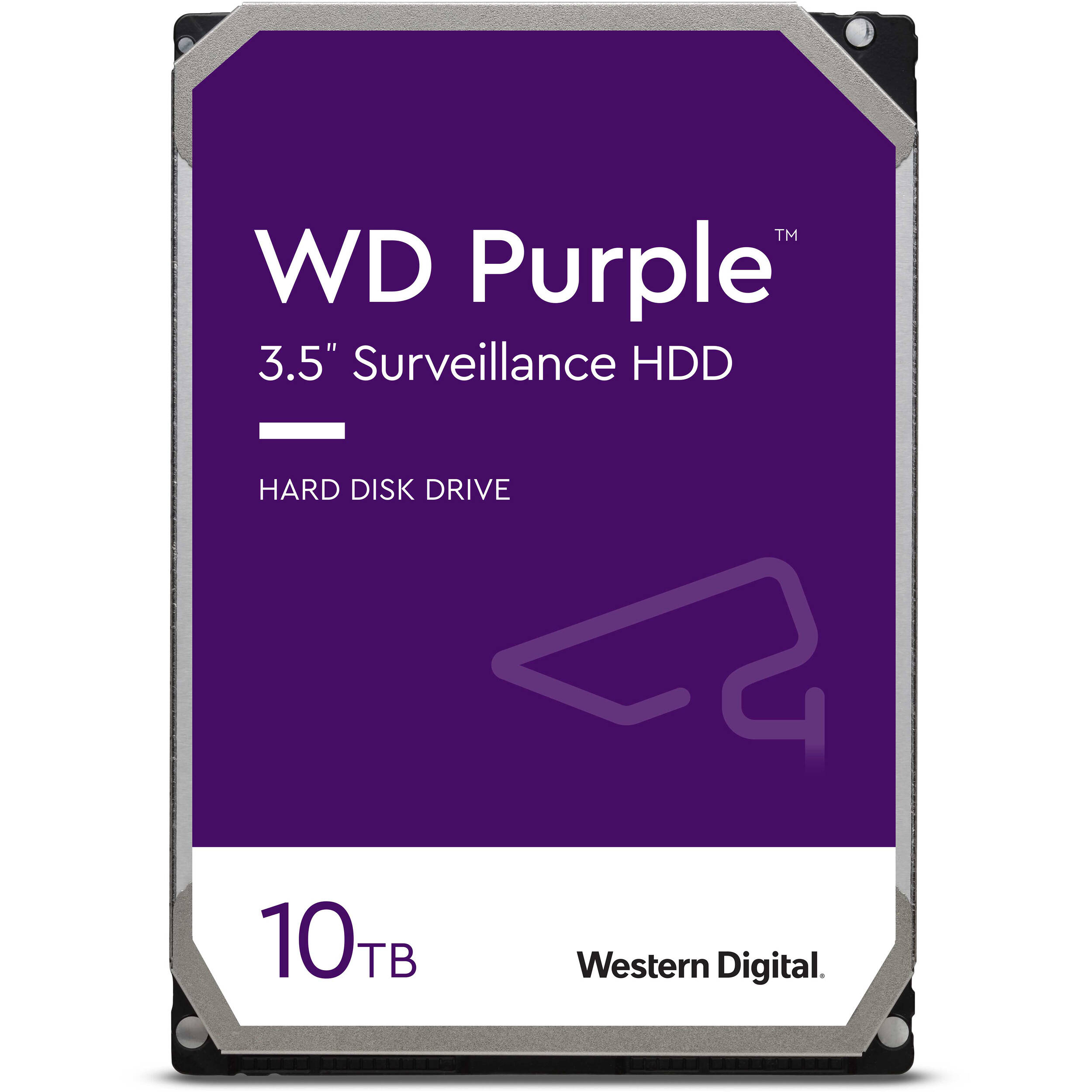 WD 10TB Purple 7200 rpm SATA III 3.5" Internal Surveillance Hard Drive (Retail)