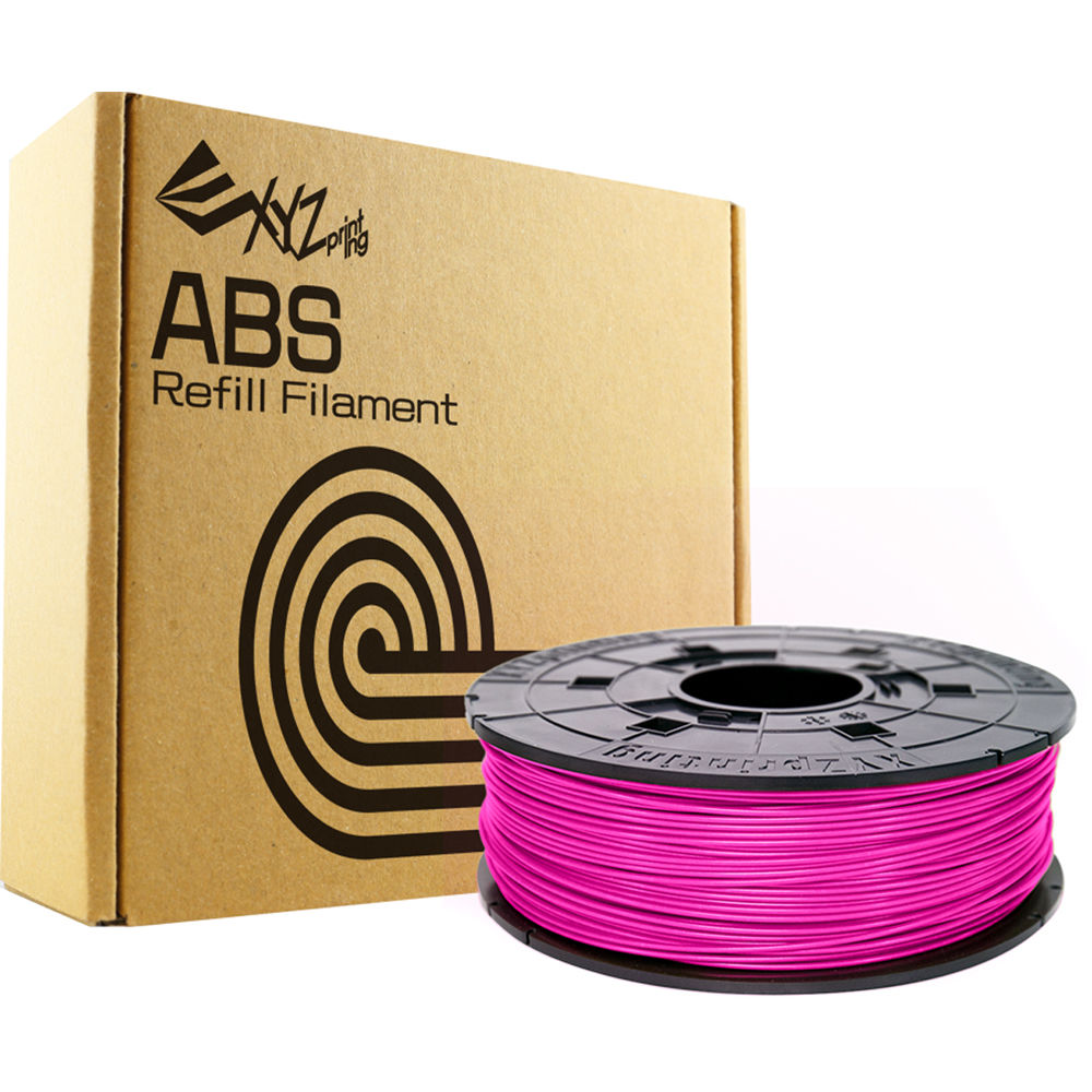 XYZprinting 1.75mm ABS Refill Filament (600g, Neon Magenta)