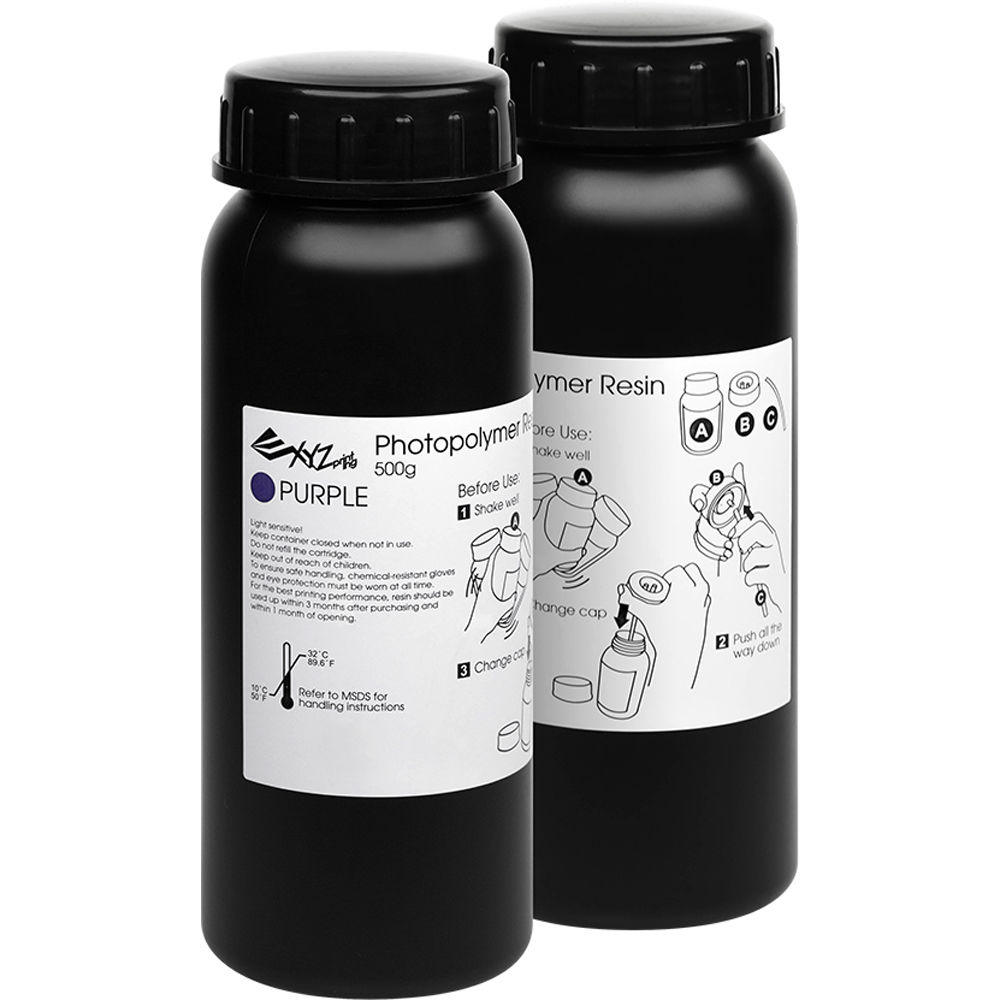 XYZprinting Standard Resin (Purple, 2-Pack)